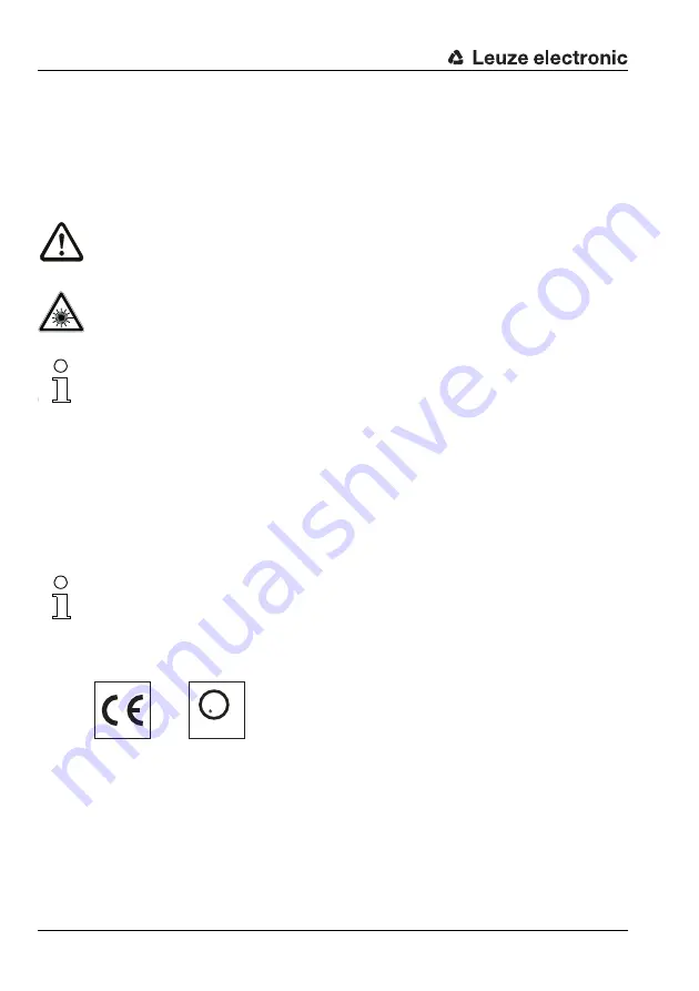 Leuze electronic AMS 307i 120 Operating Instructions Manual Download Page 7