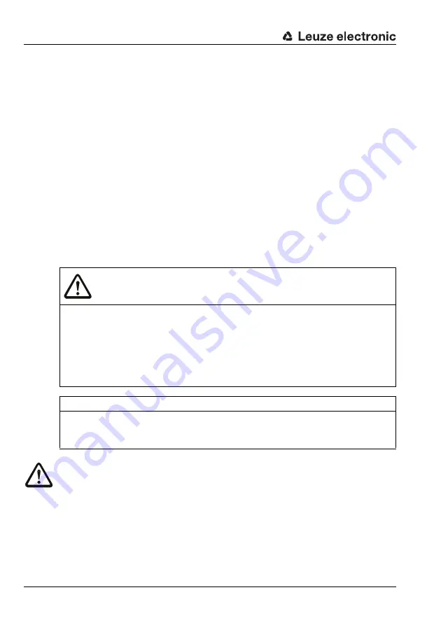 Leuze electronic AMS 308i Technical Description Download Page 9