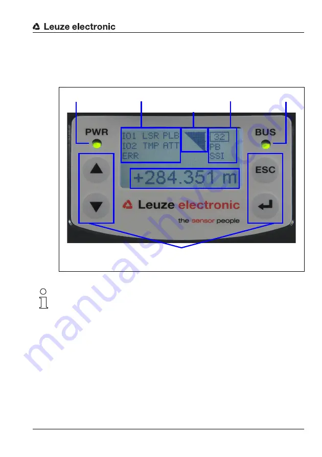 Leuze electronic AMS 348i SSI Original Operating Instructions Download Page 44