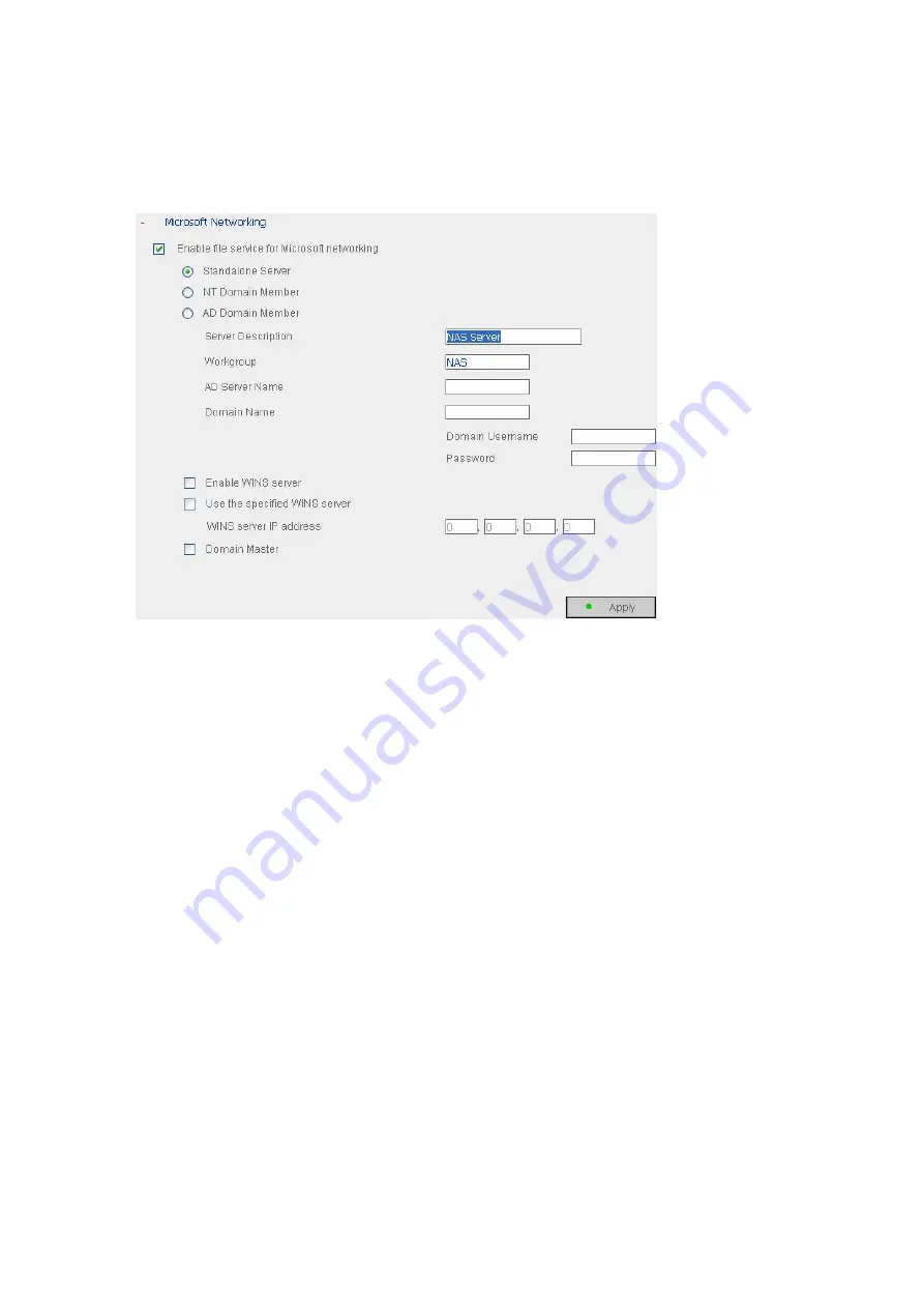 LevelOne FNS-7000B User Manual Download Page 44