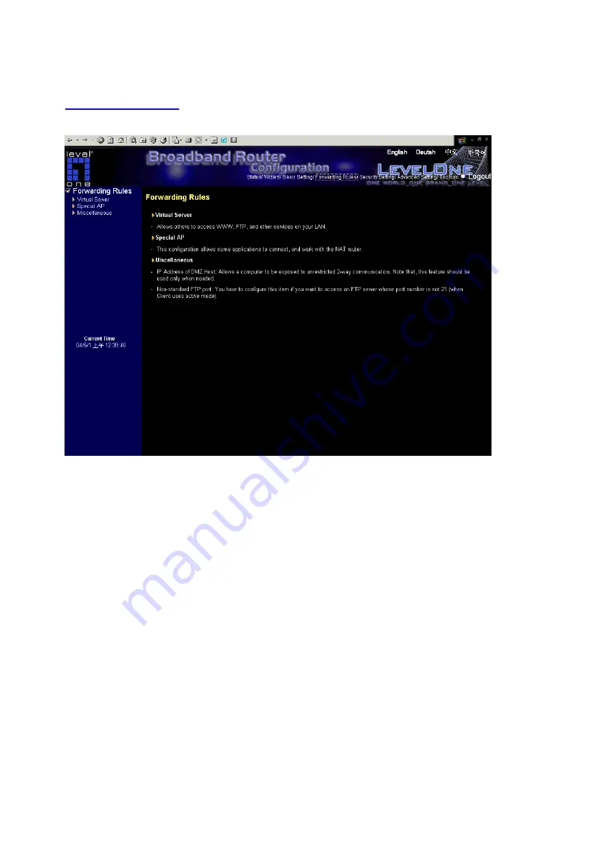 LevelOne WBR-5400 User Manual Download Page 34