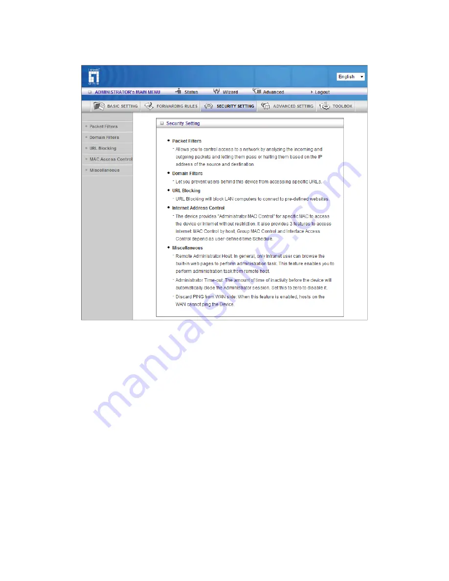 LevelOne WGR-6013 User Manual Download Page 57