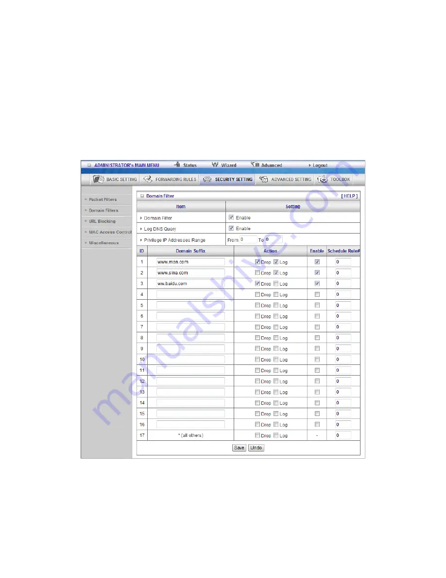 LevelOne WGR-6013 User Manual Download Page 64