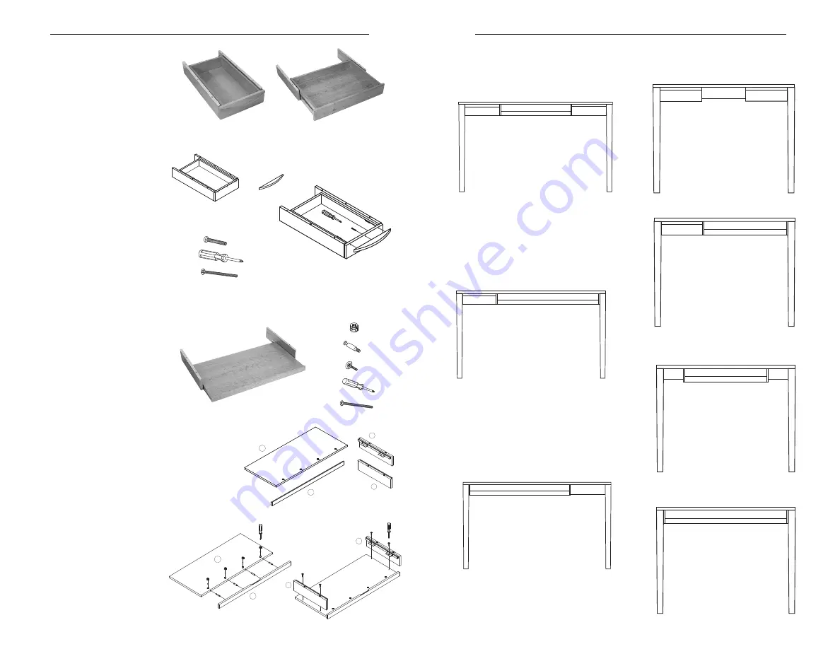 LEVENGER Euro Desk System Скачать руководство пользователя страница 2