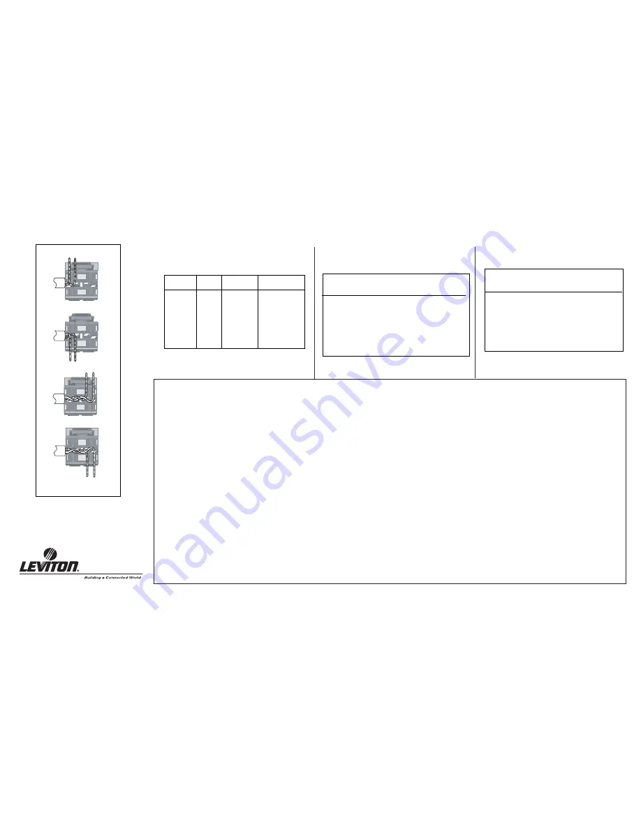 Leviton Extreme 6+ Instructions For Use Download Page 2