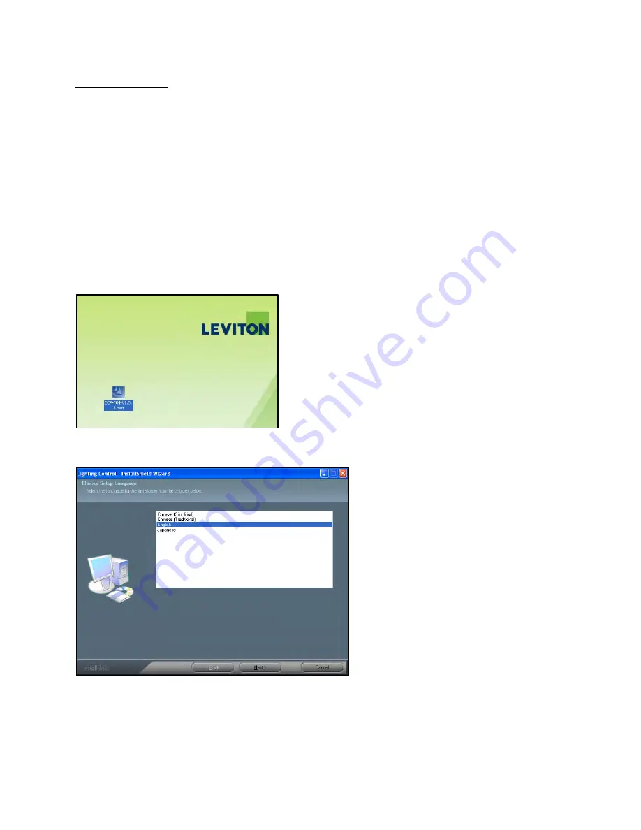 Leviton Touch Screen User Manual Download Page 12