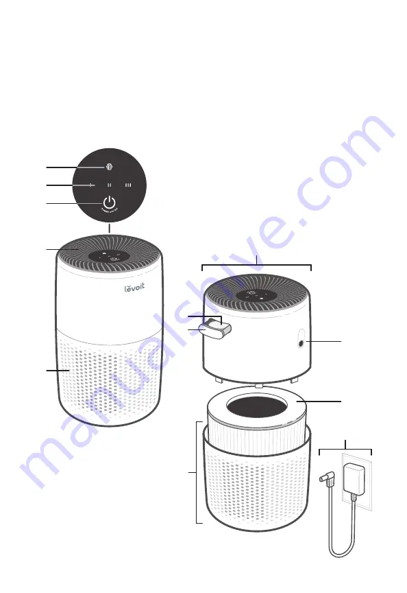 Levoit Core LAP-C161-WEU User Manual Download Page 5