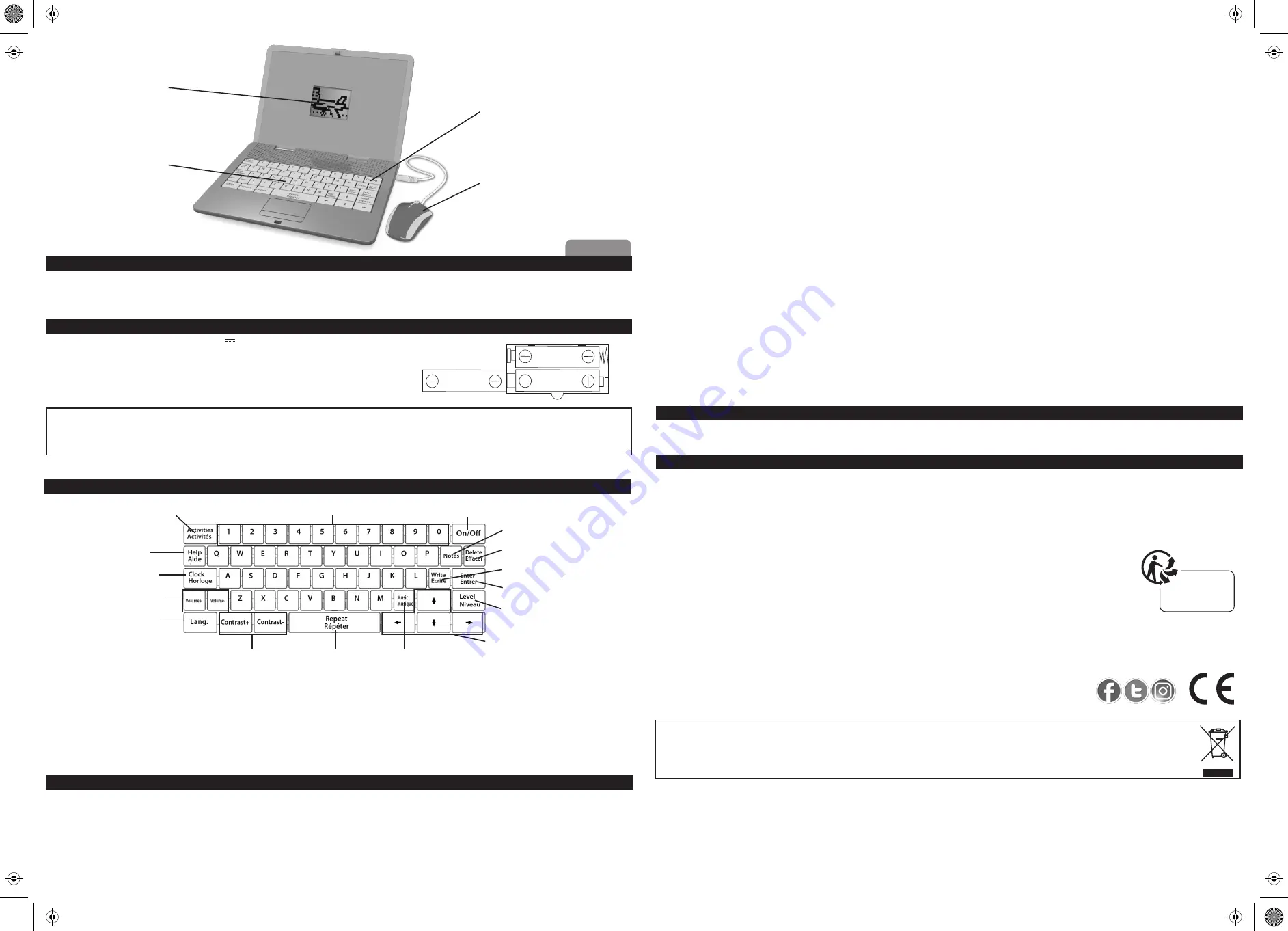 LEXIBOOK JC595i1 Series Instruction Manual Download Page 2