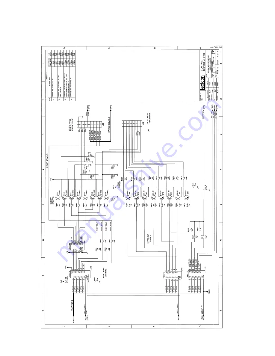 Lexicon MPX G2 Service Manual Download Page 111