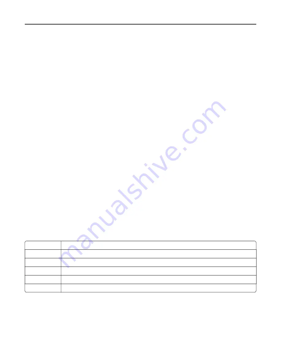 Lexmark 6500E User Manual Download Page 274