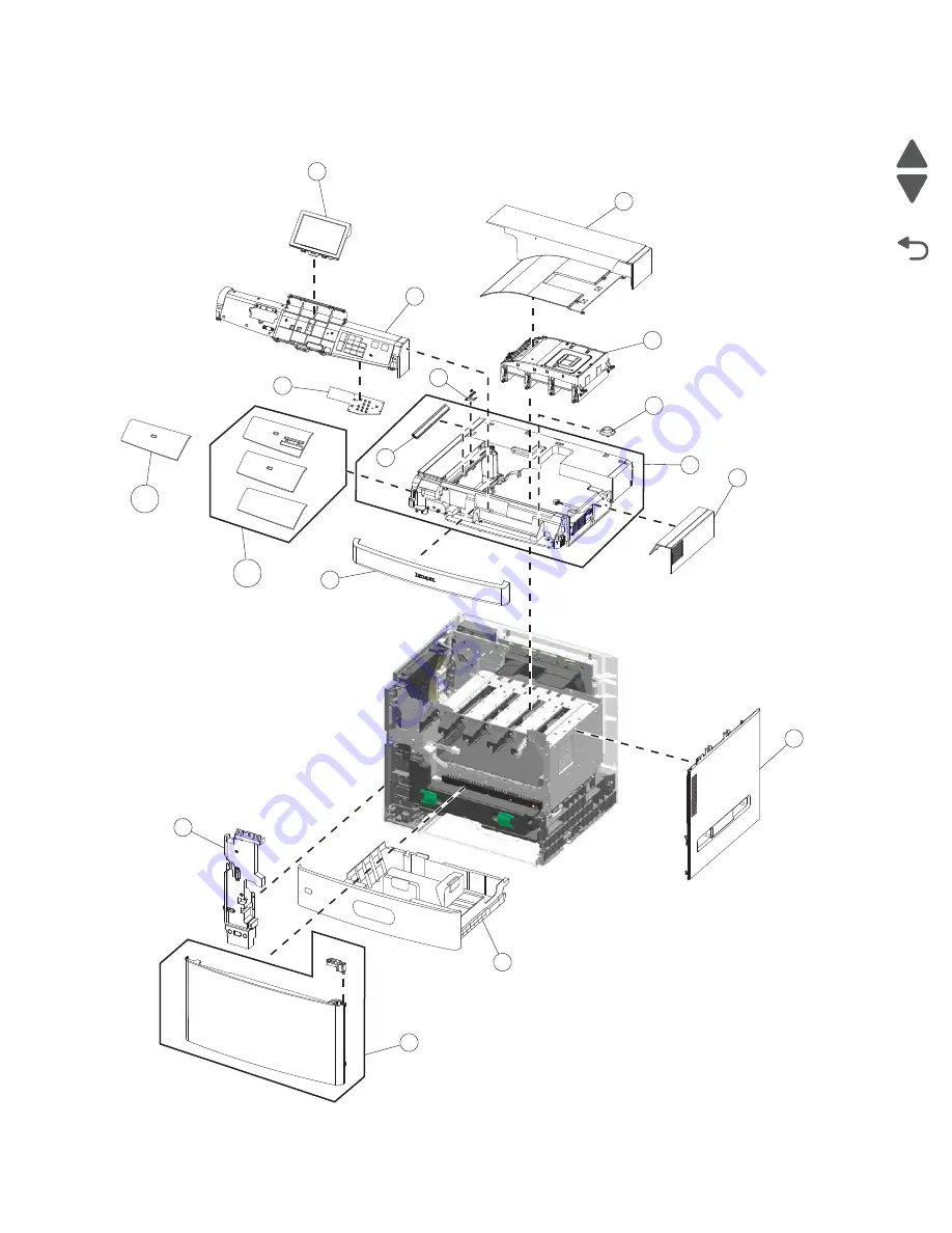 Lexmark C792 Family Service Manual Download Page 618