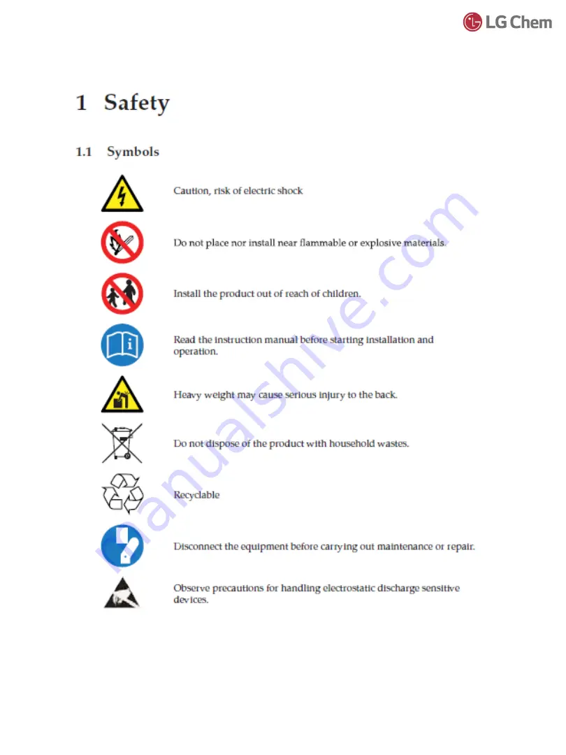 LG Chem RESU HV Product Book Manual Download Page 18