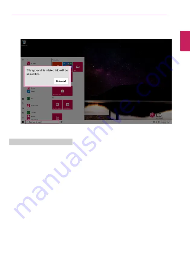 LG 17Z995 Series Easy Manual Download Page 61