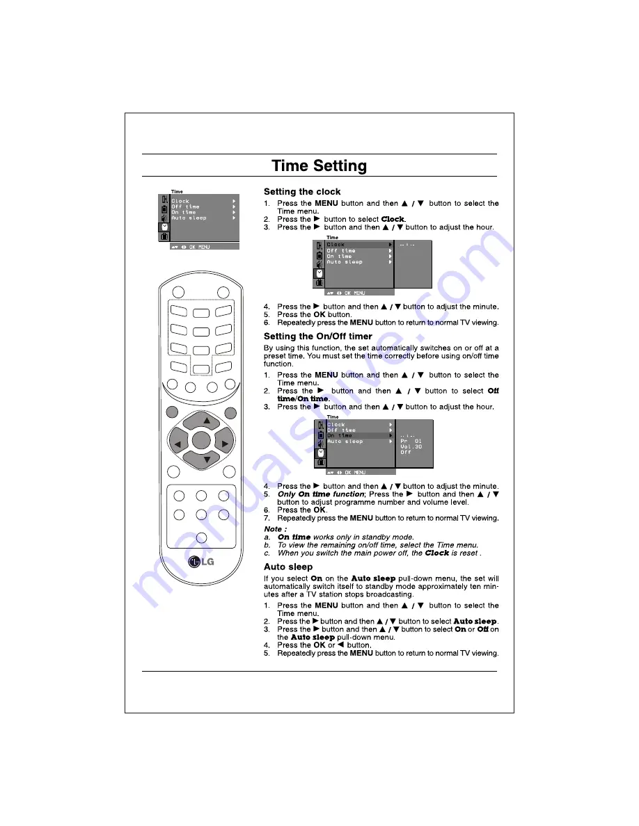 LG 21FU6 Series Owner'S Manual Download Page 20