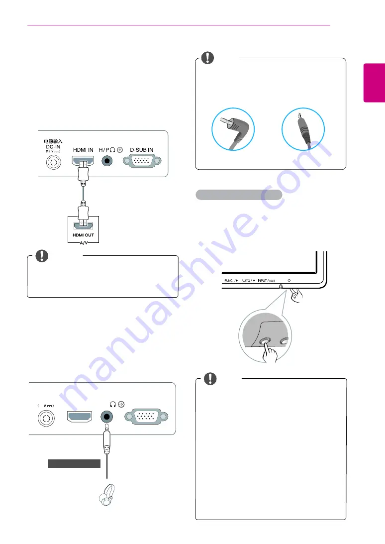 LG 22MP56HQ Owner'S Manual Download Page 11