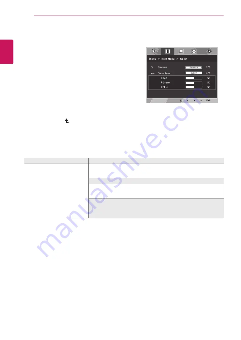 LG 23EA53VB Owner'S Manual Download Page 14