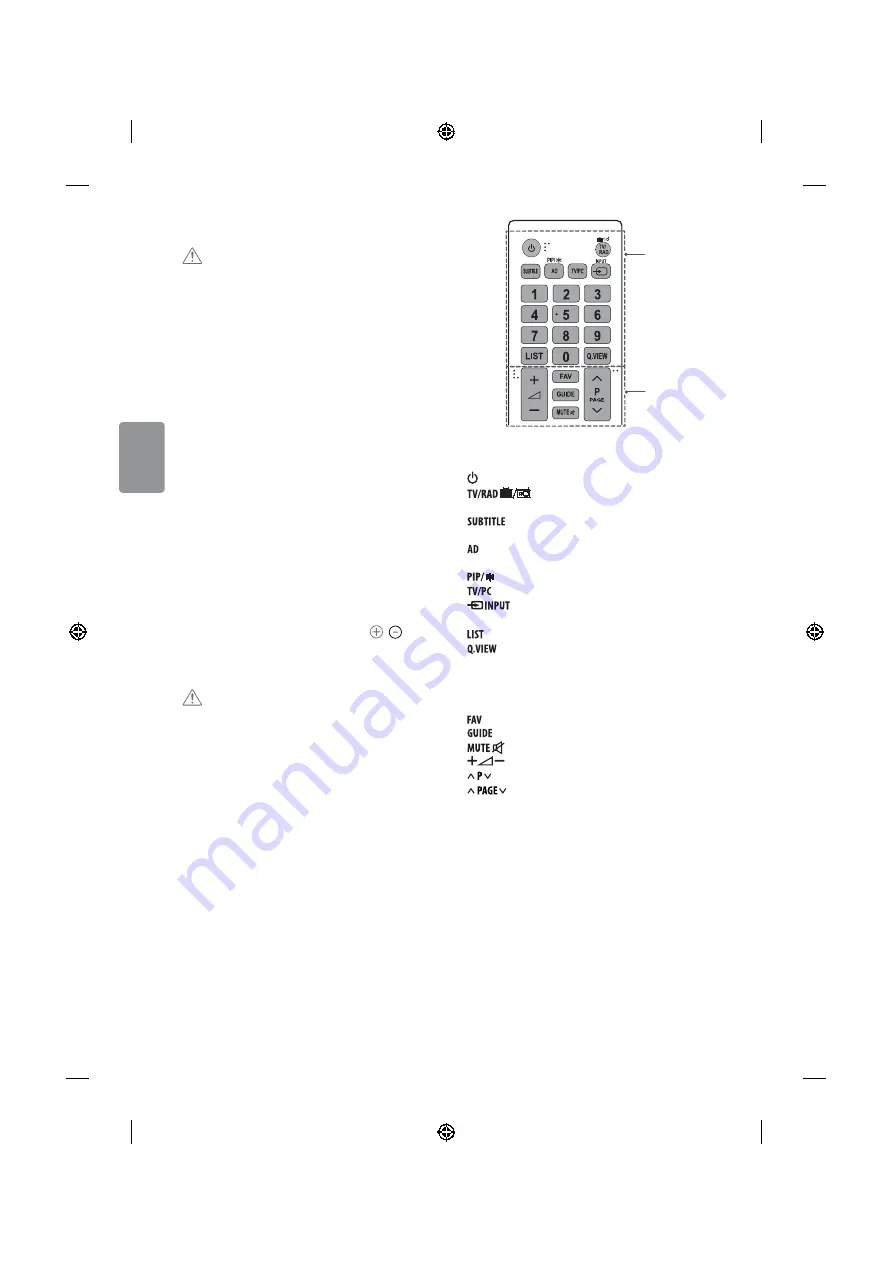 LG 24LF450B.AEE Owner'S Manual Download Page 48