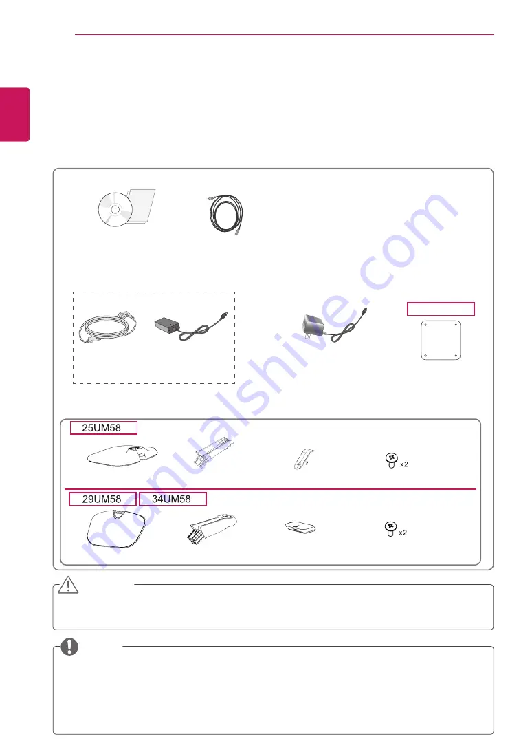 LG 25UM58 Owner'S Manual Download Page 4