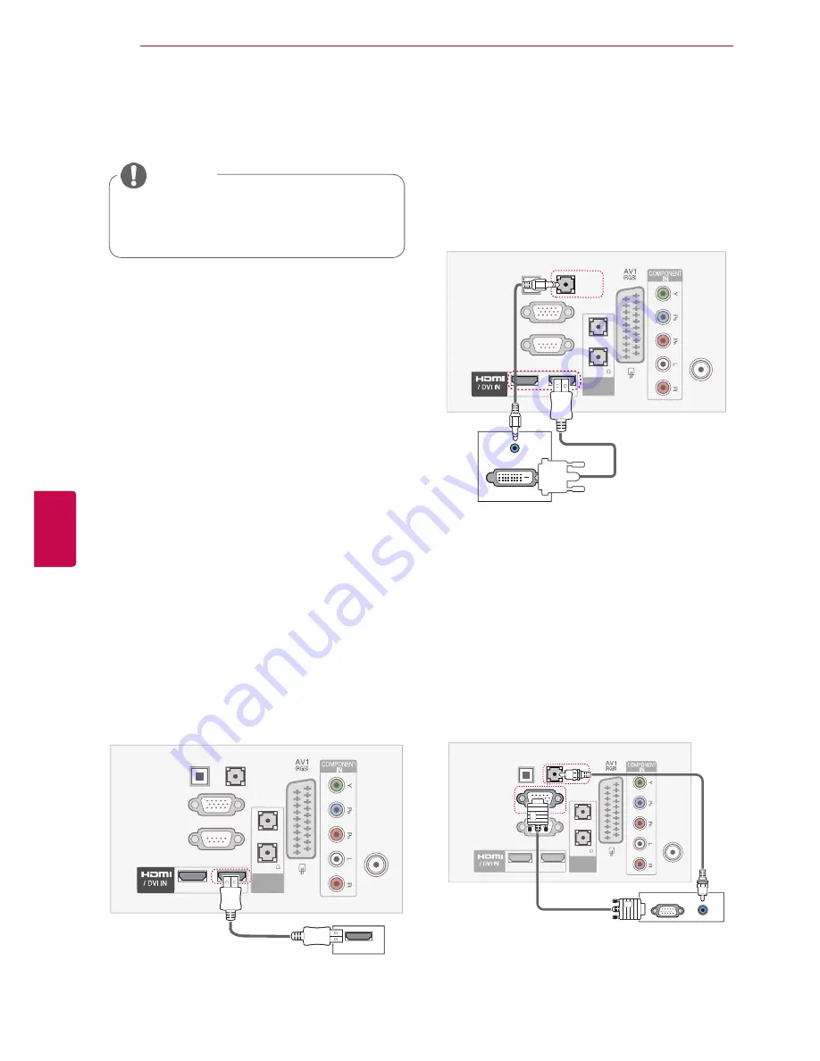 LG 26LV25 Series Owner'S Manual Download Page 62