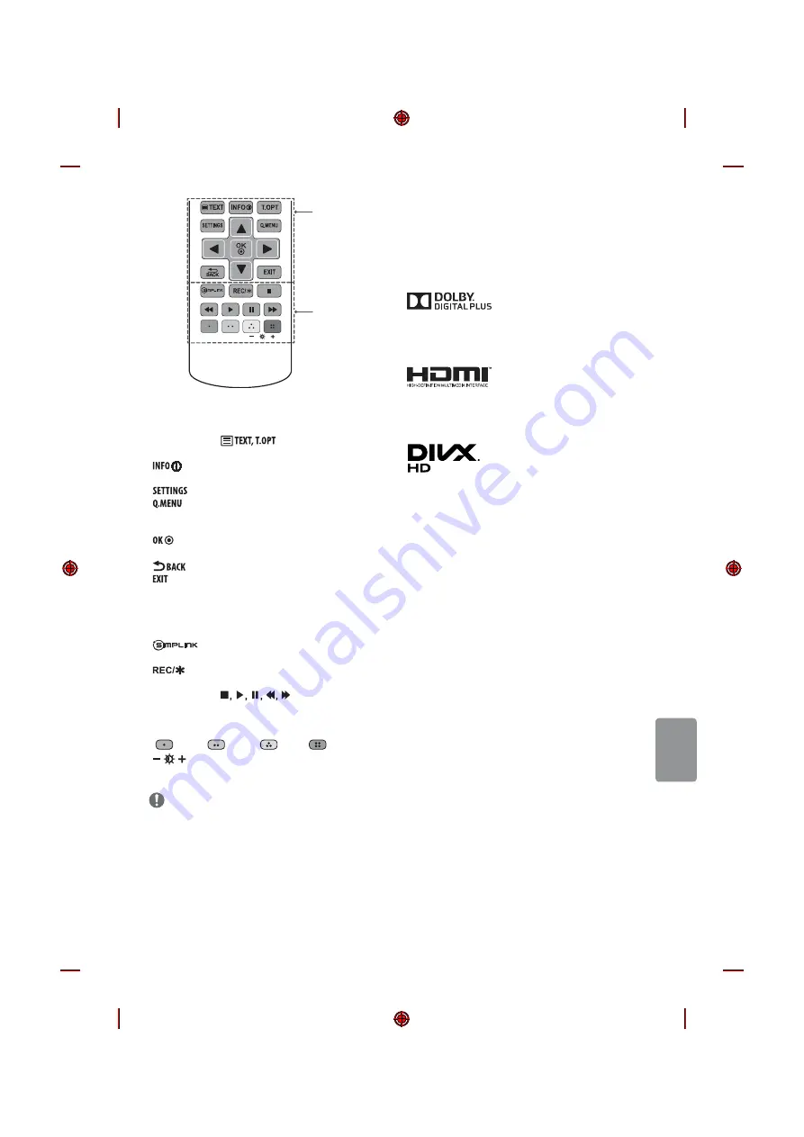 LG 28LF45OU Owner'S Manual Download Page 141