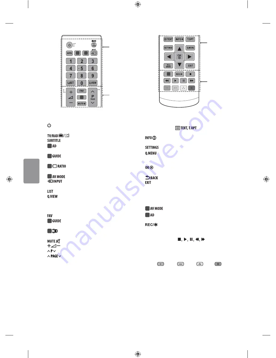 LG 32LF51 Series Owner'S Manual Download Page 294