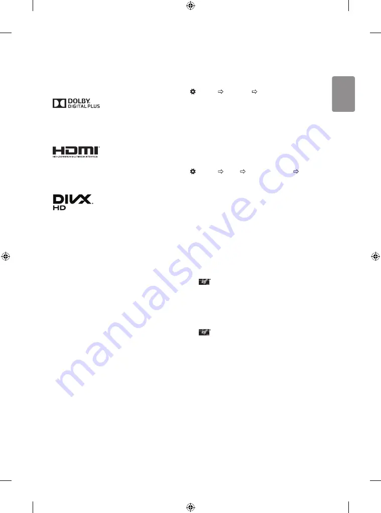 LG 32LH510D Owner'S Manual Download Page 25