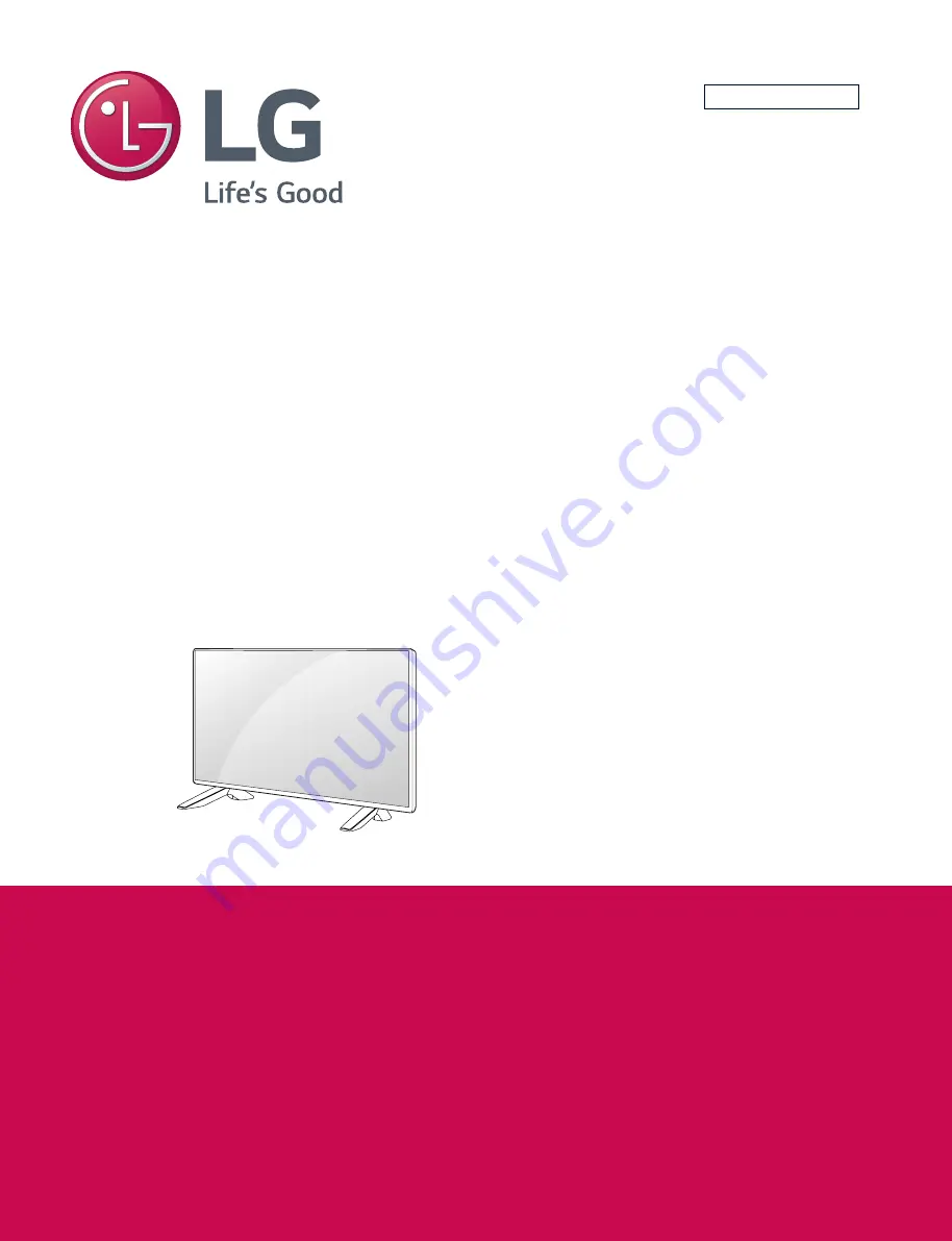 LG 32LJ600U Service Manual Download Page 1