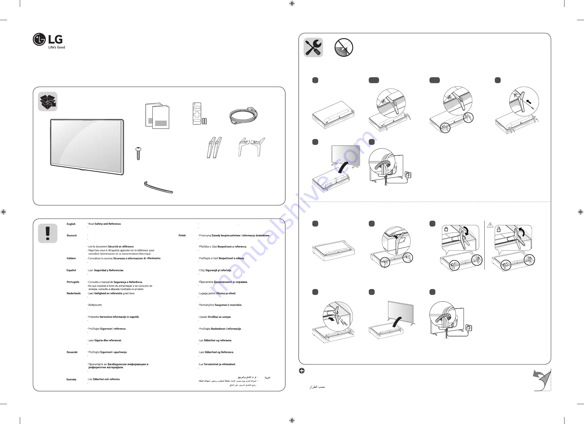 LG 32LK6100PLB Owner'S Manual Download Page 1