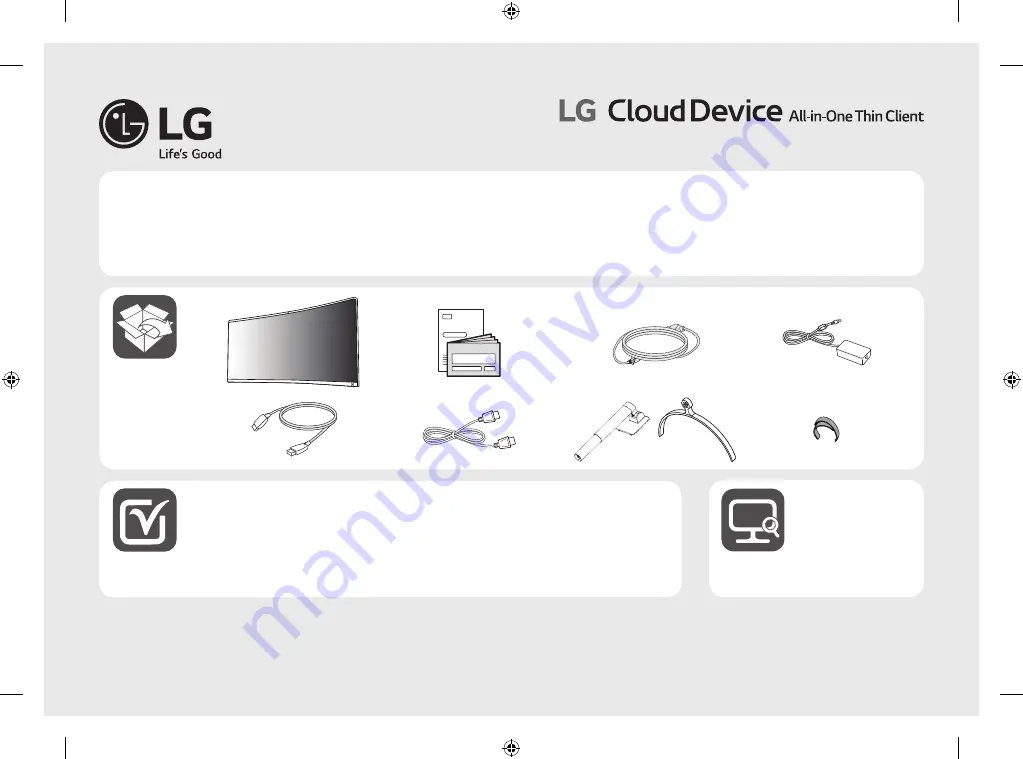 LG 38CK950N-1C.AEU Quick Setup Manual Download Page 1