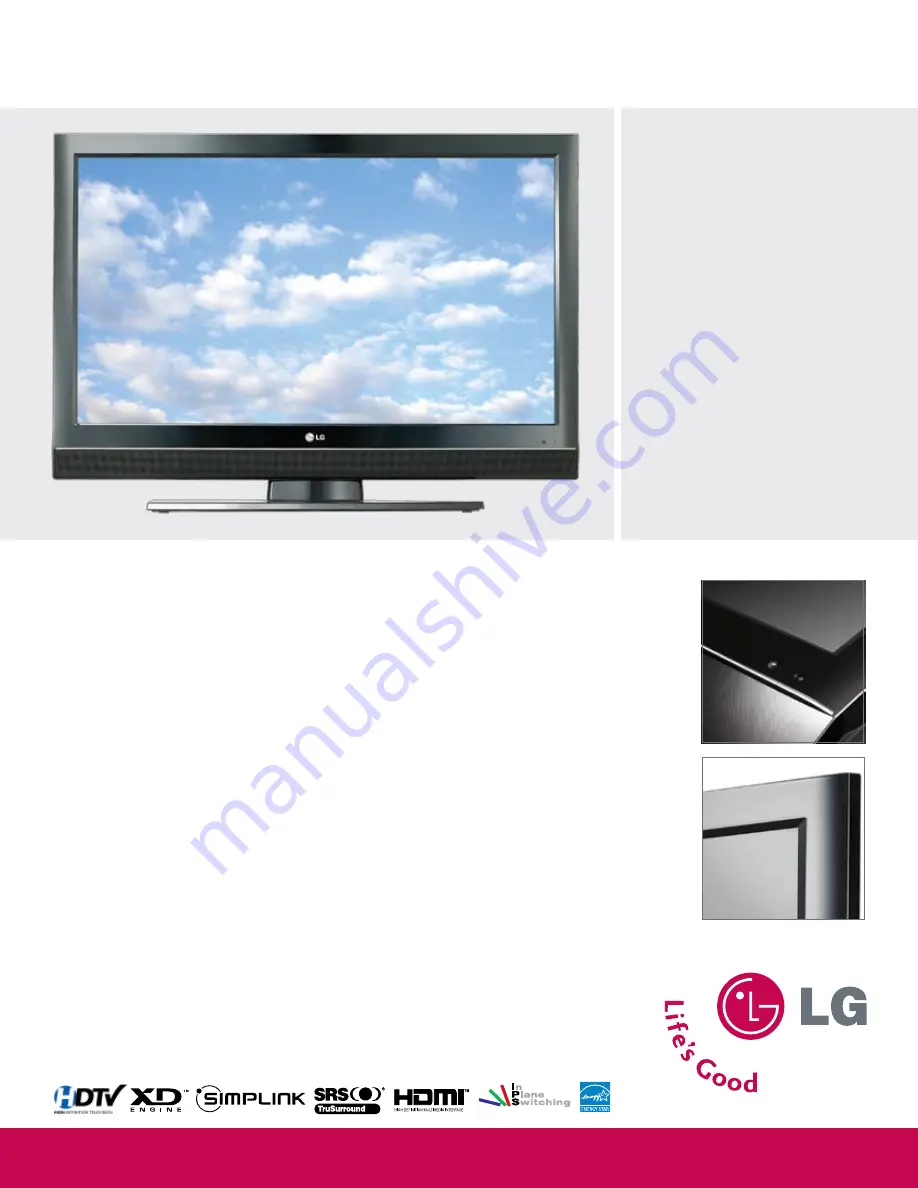 LG 42LC7D Series Скачать руководство пользователя страница 1