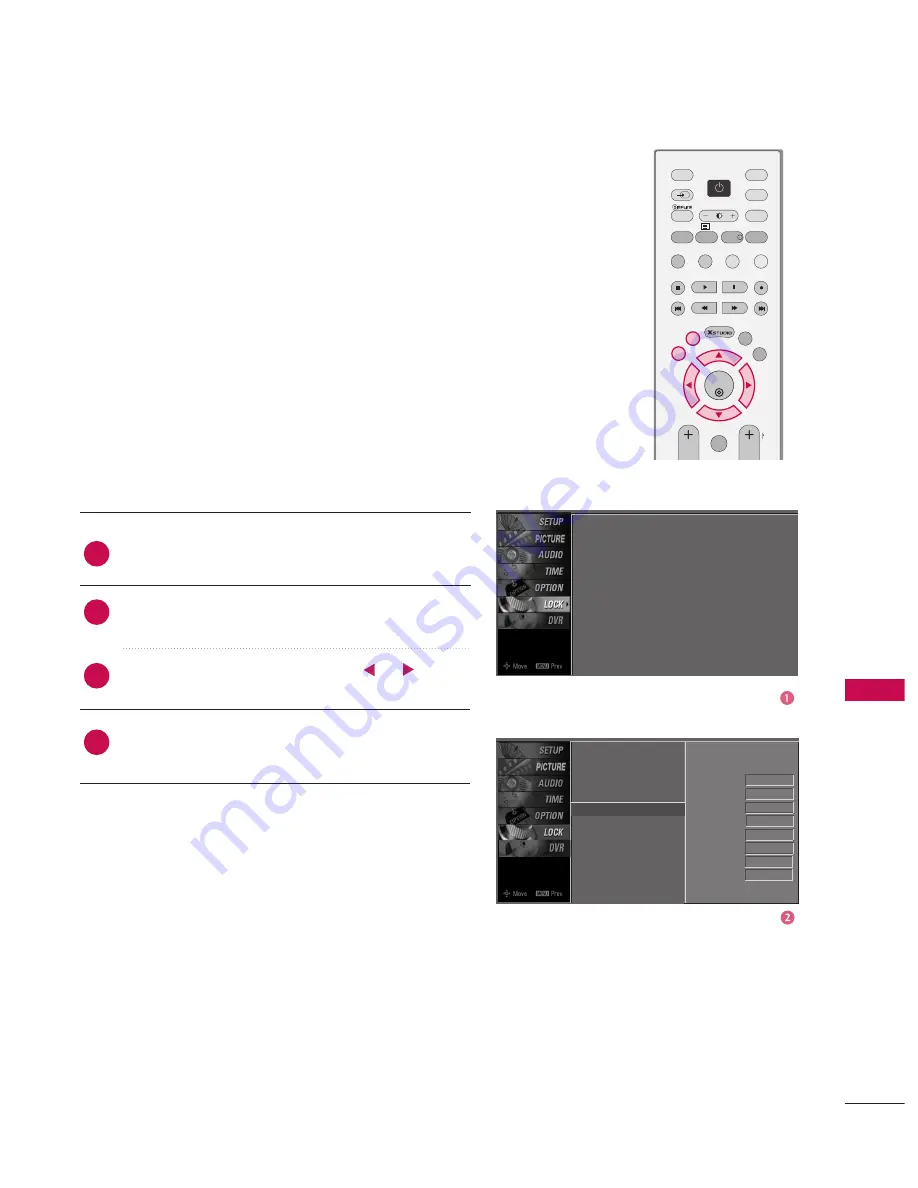 LG 42LY3DE Series Скачать руководство пользователя страница 105