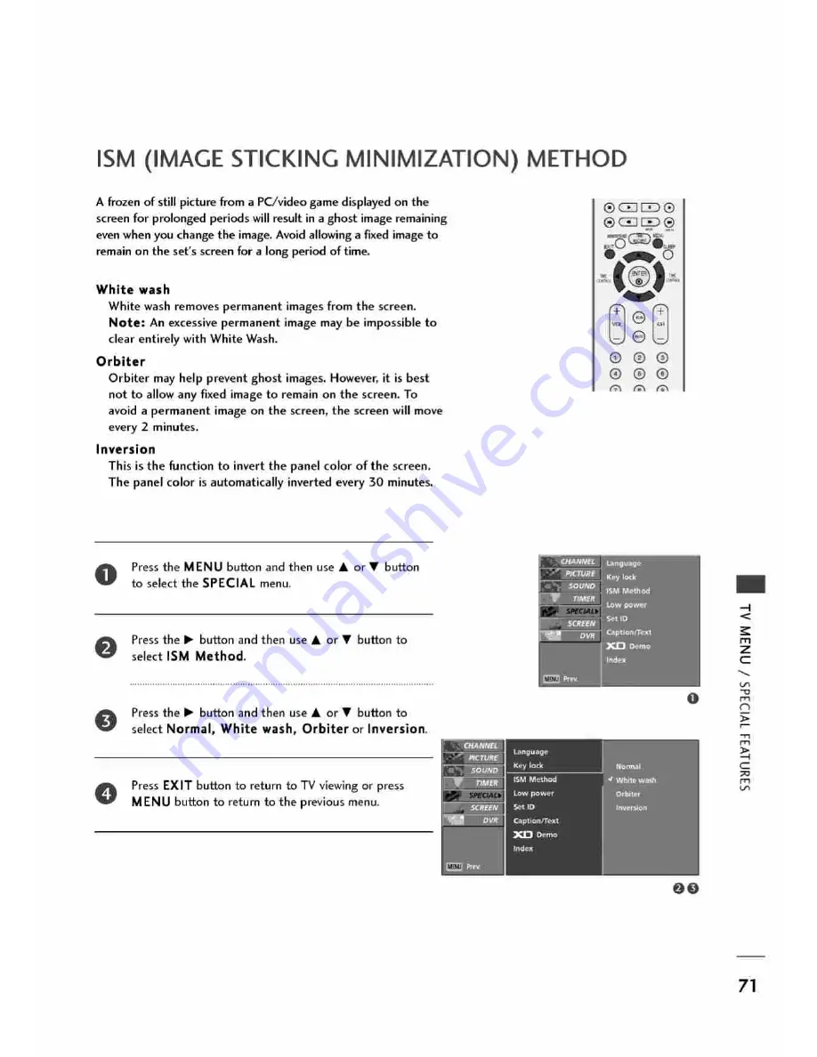 LG 42PB2RR Owner'S Manual Download Page 72