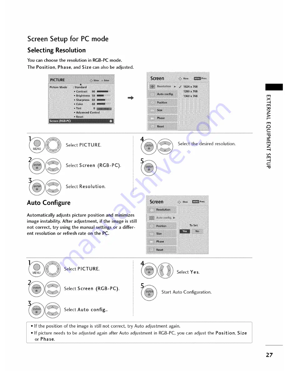 LG 42PC5DC Owner'S Manual Download Page 29