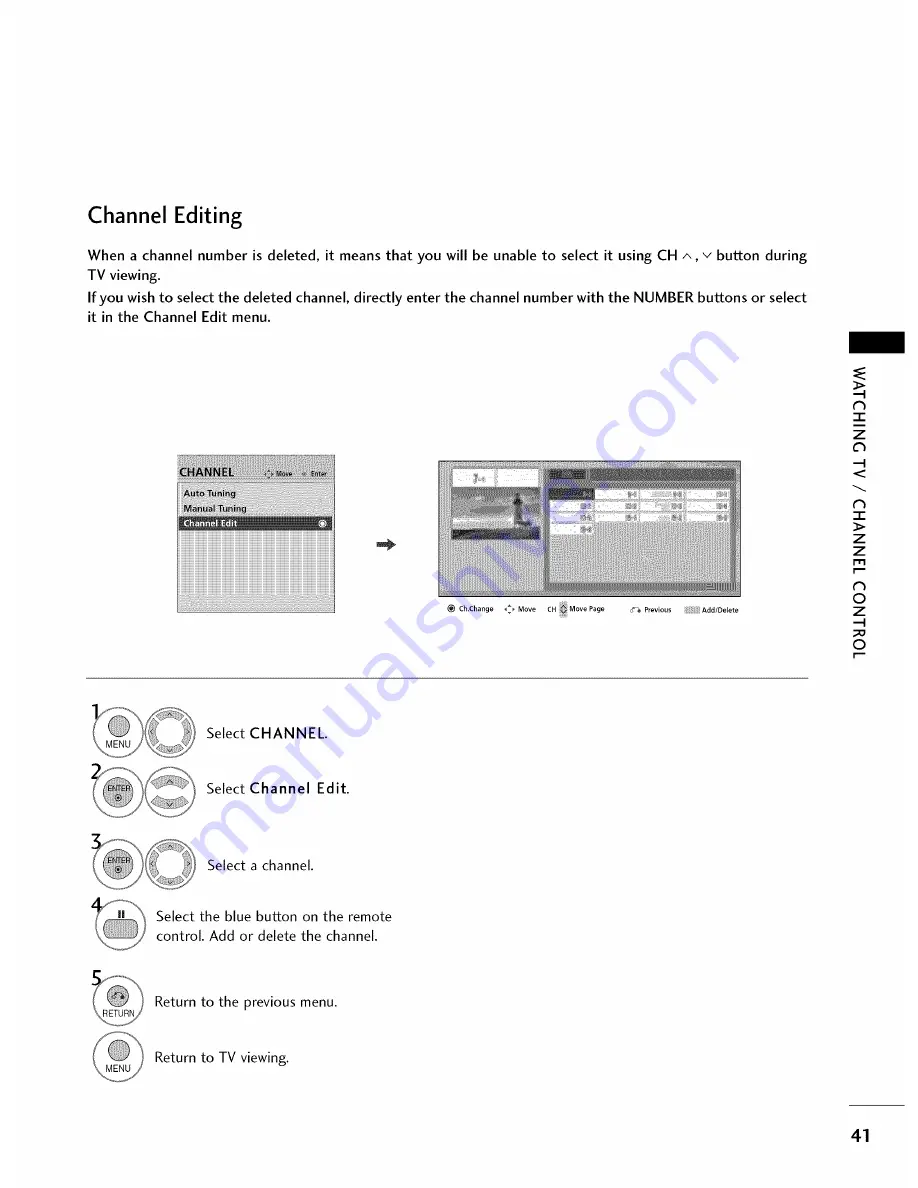 LG 42PC5DC Owner'S Manual Download Page 43