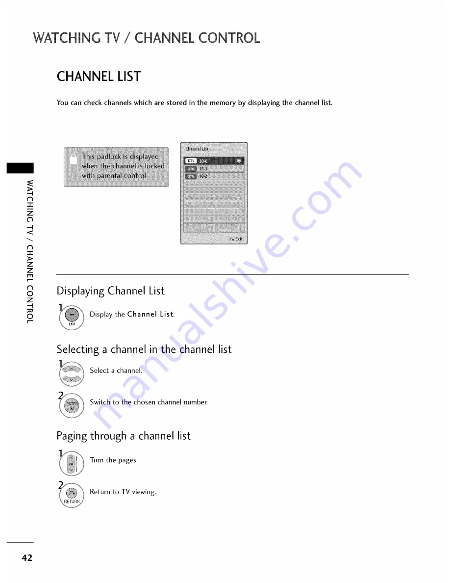 LG 42PC5DC Owner'S Manual Download Page 44