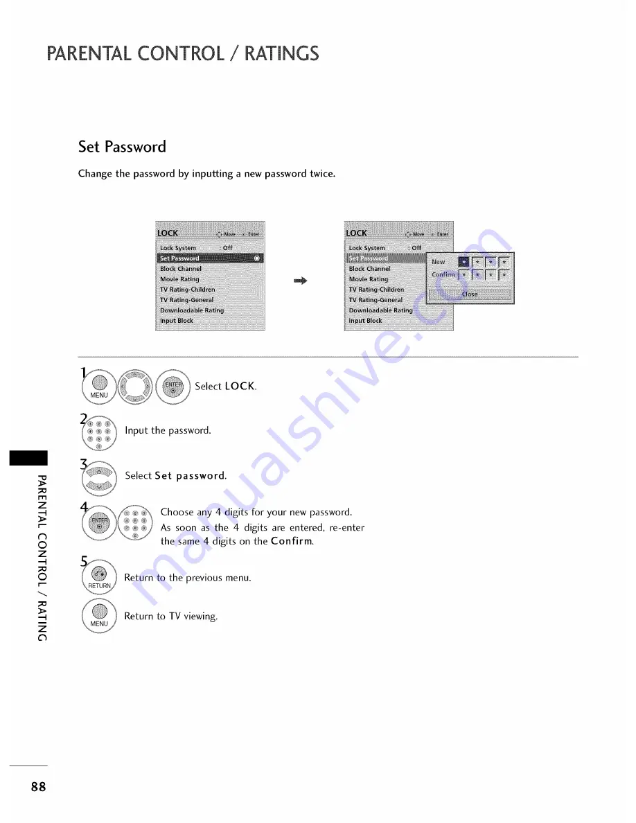 LG 42PC5DC Owner'S Manual Download Page 90