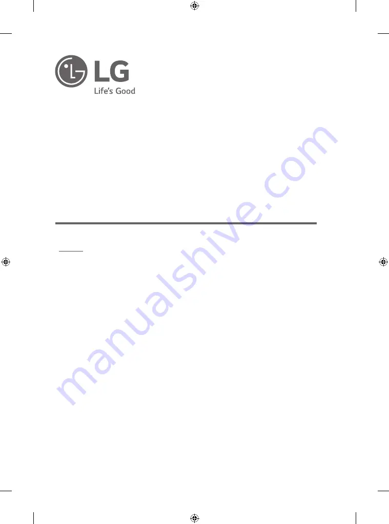 LG 43UR64 Series Owner'S Manual Download Page 2