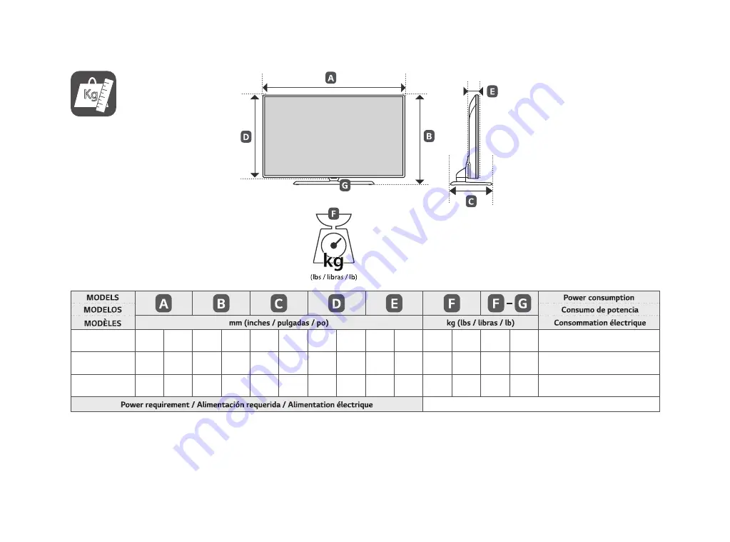 LG 43US670H0UA Owner'S Manual Download Page 7