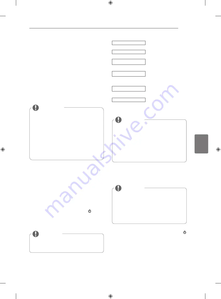 LG 47CS56 Series Owner'S Manual Download Page 61