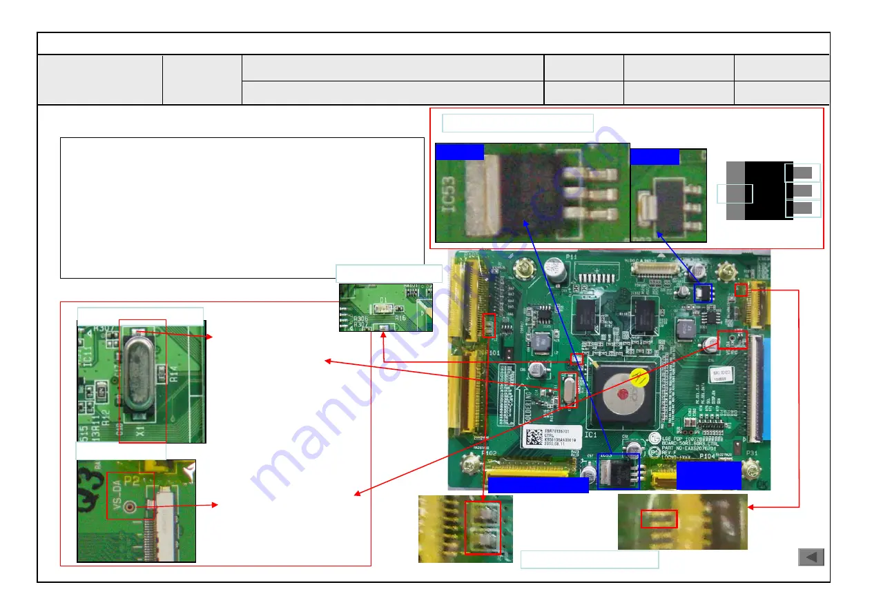 LG 50PT350 Series Service Manual Download Page 59