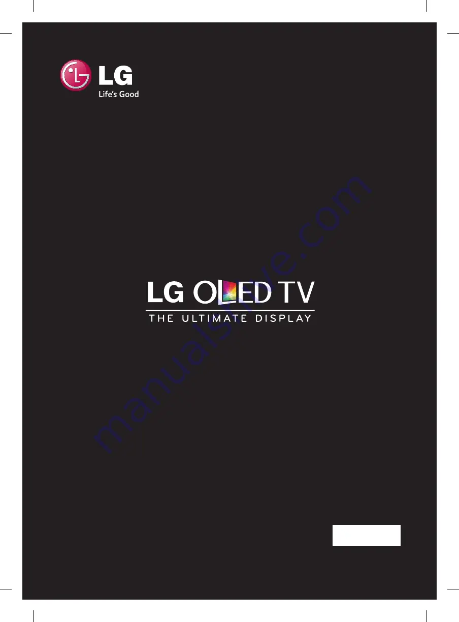 LG 55EA88 Series Скачать руководство пользователя страница 1