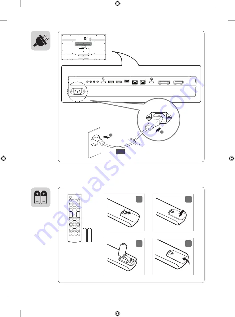 LG 55EF5C-M2V Easy Setup Manual Download Page 25