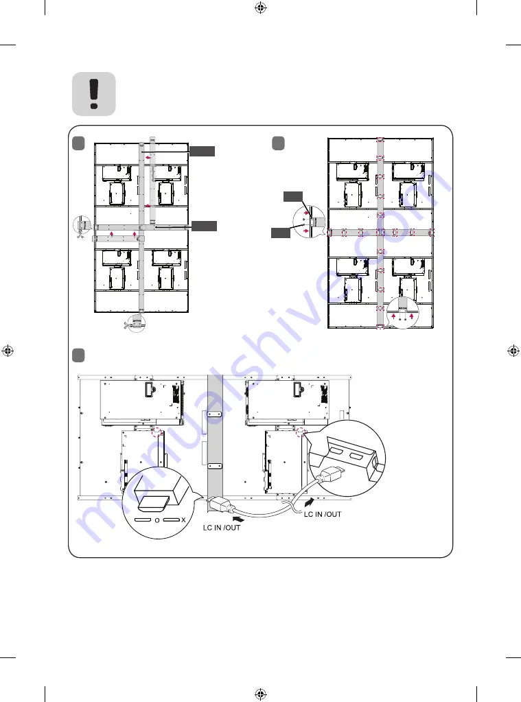 LG 55EF5C-M2V Easy Setup Manual Download Page 44