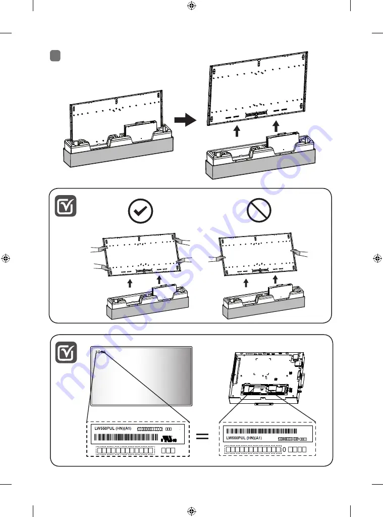 LG 55EF5K-L Installation Manual Download Page 10