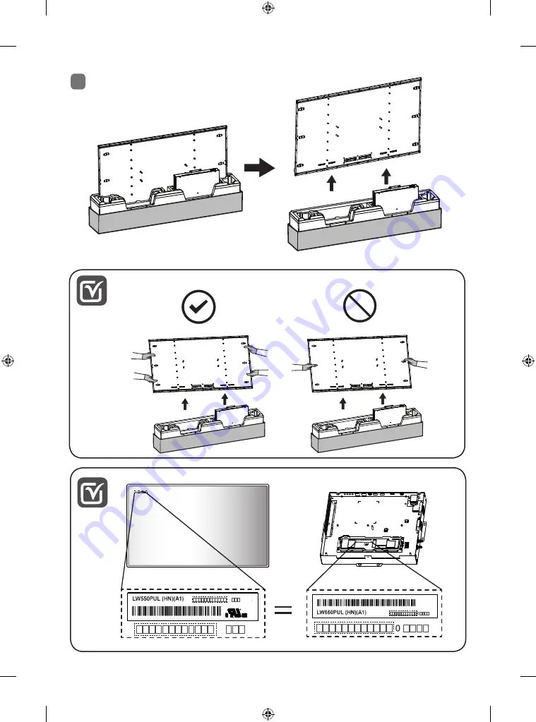 LG 55EF5K-L Installation Manual Download Page 26