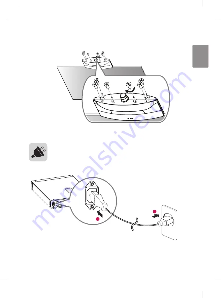 LG 55EH5C Easy Setup Manual Download Page 11