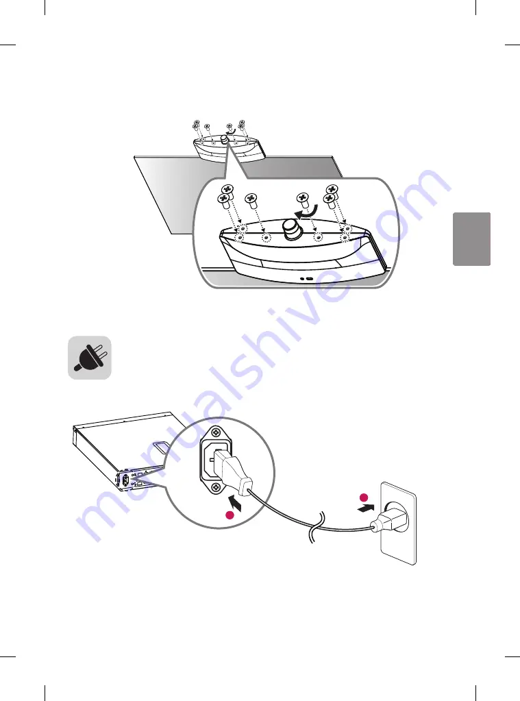 LG 55EH5C Easy Setup Manual Download Page 39