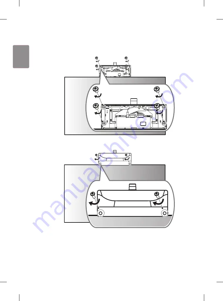 LG 55EH5C Easy Setup Manual Download Page 136