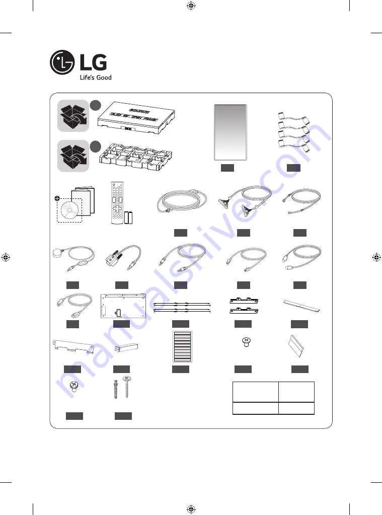 LG 55EV5D-2EV Manual Download Page 1