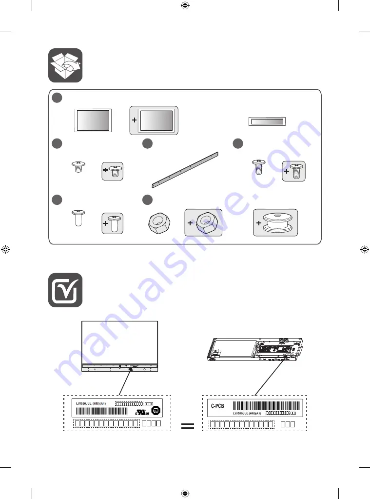 LG 55EW5F Installation Manual Download Page 2